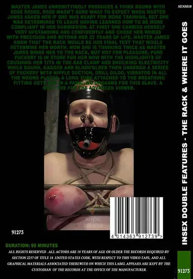 Insex Double Features - The Rack and Where It Goes | Belrose | DVD(back cover)