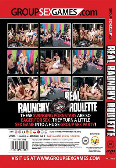Real Raunchy Roulette | GROUP SEX GAMES | DVD(back cover)