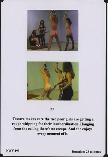 Leda Tessara's Girls | Nu West | DVD(back cover)