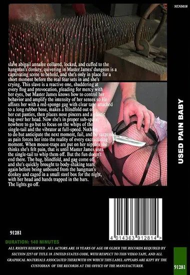 Insex Double Feature - Used Pain Baby | Belrose | DVD(back cover)