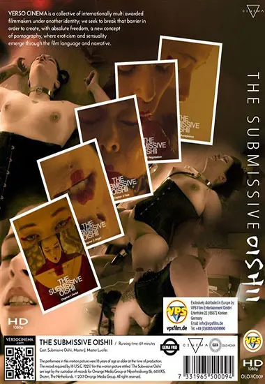 The Submissive Oishii | VERSO CINEMA | DVD(back cover)