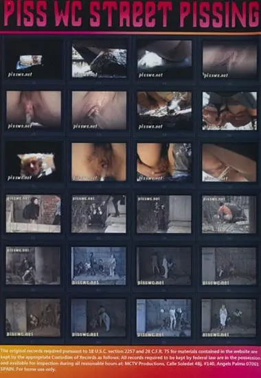 Street Pissing | PISS WC | DVD(back cover)
