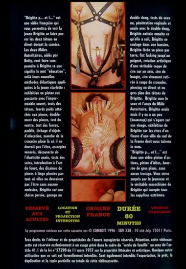 Brigitte Percee et Fistee | Demonia | DVD(back cover)