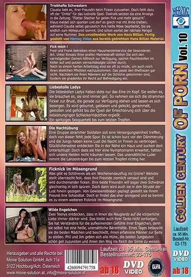 Golden Century of Porn Vol. 10(Herzog-Video) (Download available)(back cover)