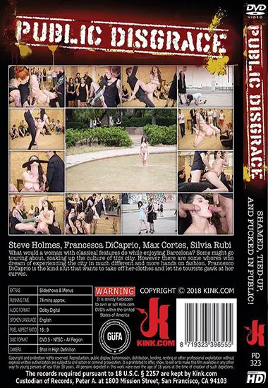 Shamed, Tied-Up, and Fucked in Public!(Kink.com)(back cover)