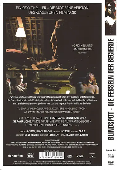 Blindsport - Die Fesseln der Begierde | Donau Film | DVD(back cover)