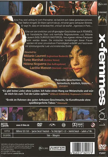 X-femmes Vol.1 | 8-Films | DVD(back cover)