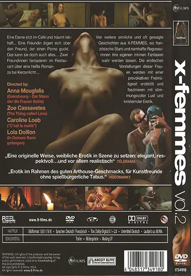 X-femmes Vol.2 | 8-Films | DVD(back cover)