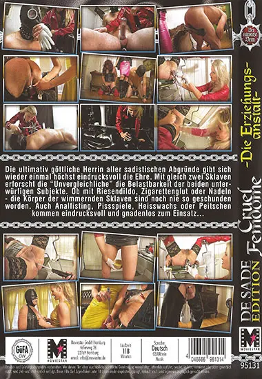 SCHWARZER DORN Cruel Femdome - Die Erziehungsanstalt | MOVIESTAR | DVD(back cover)