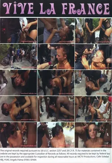 French Bukkake Party 2 | Unknown | DVD(back cover)