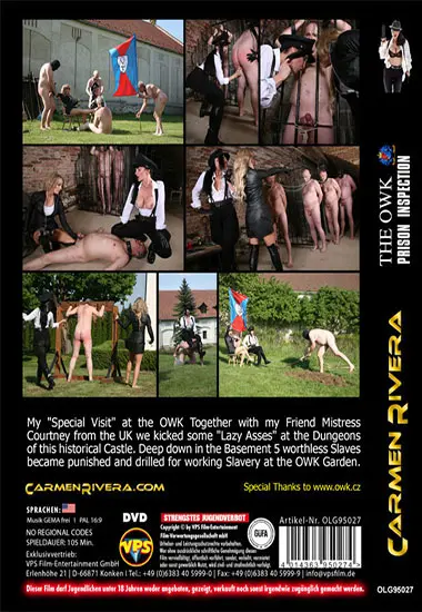 The OWK Prison Inspection | Carmen Rivera | DVD(back cover)