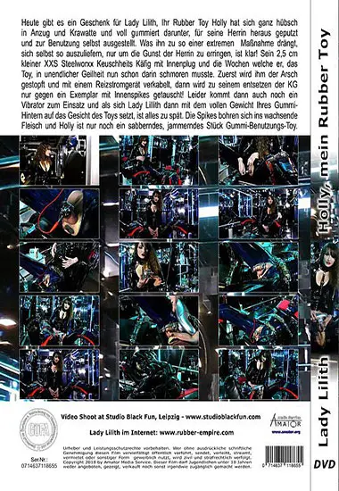 Lady Lilith - Holly, mein RubberToy | AMATOR | DVD(back cover)