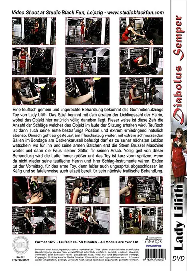 Lady Lilith - Diabolus Semper(AMATOR) at sexvideoall.com(back cover)
