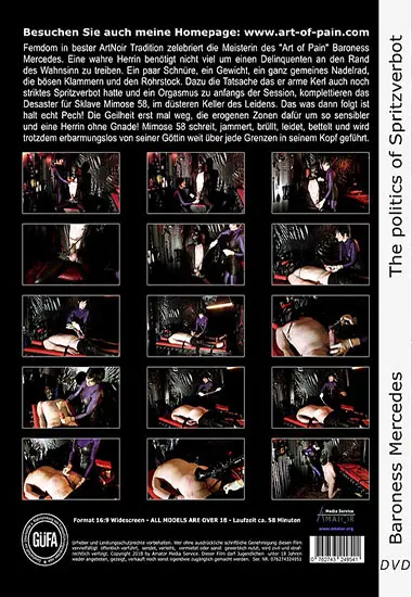 Baroness Mercedes - The politics of Spritzverbot | AMATOR | DVD(back cover)
