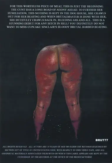 Bloody Brutal Barbed Beating | BRUTAL MASTER(back cover)