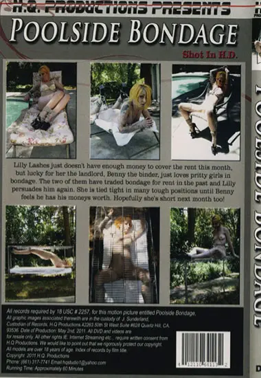 Poolside bondage | Unknown(back cover)