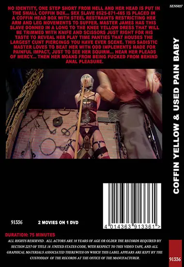 Insex Double Features - Coffin Yellow andamp; Used Pain Baby | Belrose | DVD(back cover)