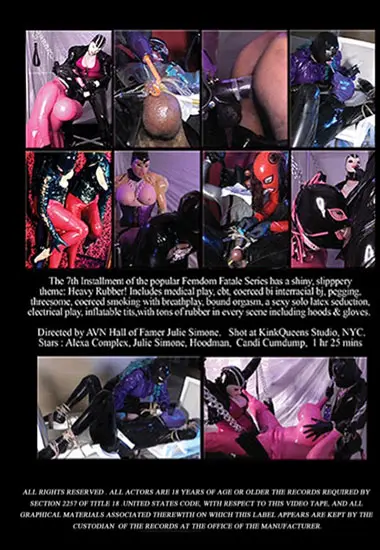 Heavy Rubber Femdom | Unknown(back cover)