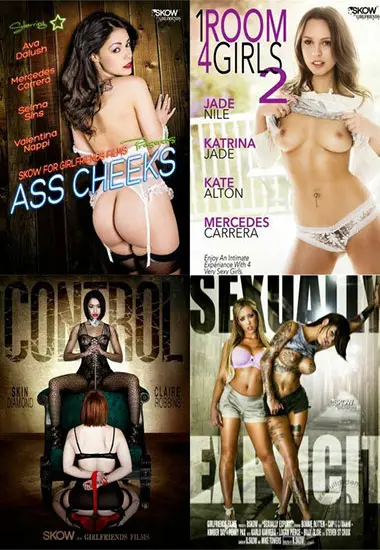 BOX Skow For Girlfriends Films 4-Pack #7 (4xDVDs) | SKOW | DVD(back cover)