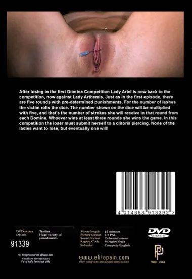DOMINA COMPETITION - 2 | ELITE PAIN(back cover)
