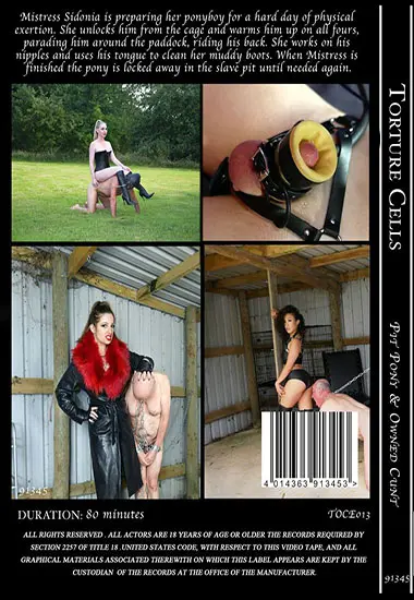Torture Cells - Pit Pony andamp; Owned Cunt | Belrose | DVD(back cover)