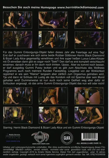 Amator - My nasty latex fantasy | AMATOR(back cover)