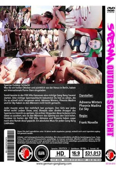 Sperma Outdoor Schlacht | GB MEDIA | DVD(back cover)