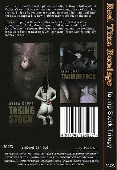 Real Time Bondage - Taking Stock Trilogy | Belrose | DVD(back cover)