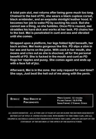 Insex Archives - Mei Mara Morning Fuck(Insex)(back cover)