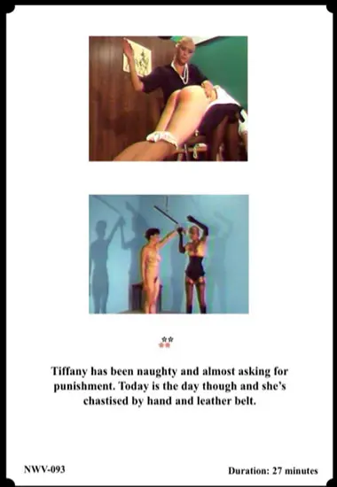 A Lesson for Tiffany(Nu West) at sexvideoall.com(back cover)