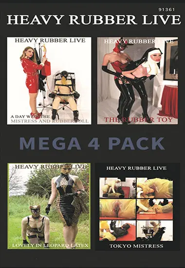 MEGA-4-PACK - Heavy Rubber Live  (4xDVDs)(Belrose)
