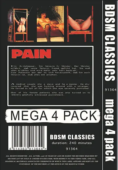 MEGA-4-PACK - BDSM Classics (4xDVDs) | Belrose | DVD(back cover)