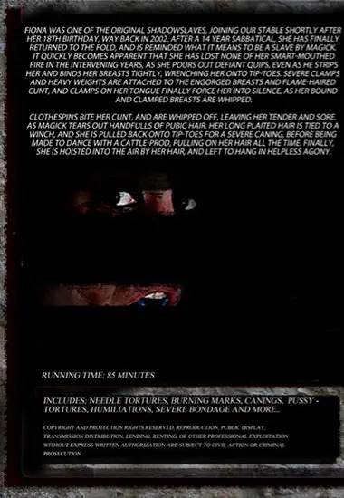 Slave Fiona - Hair Hanging | Unknown(back cover)