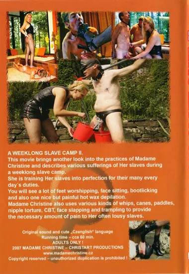 Madame Christine - A Weeklong Slave Camp 2 | Unknown(back cover)