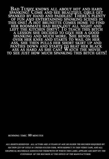 Bad Tushy - 2 | Unknown(back cover)