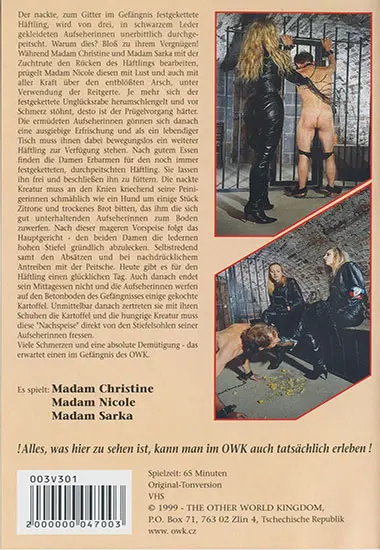 OWK - Aus Dem Gefand#228;ngnis der Konigin 2 | Unknown(back cover)