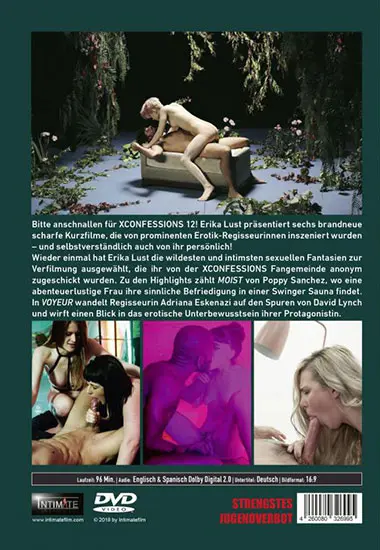 XConfessions 12 | Erika Lust | DVD(back cover)