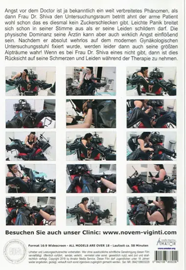 Doctorophobia - Lady Shiva Bitch | AMATOR | DVD(back cover)