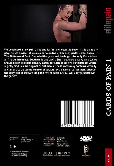 Elite Pain - Cards Of Pain 1 | Belrose | DVD(back cover)