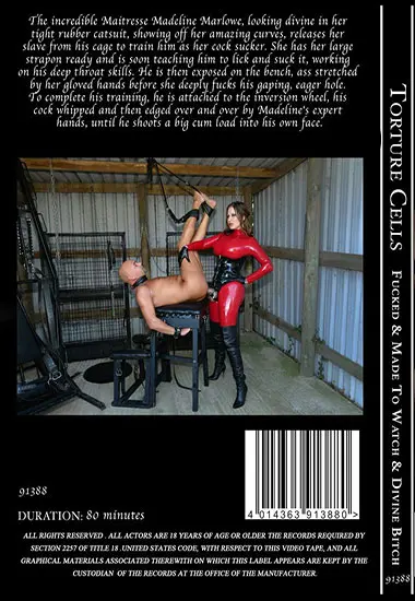 Torture Cells - Fucked andamp; Made To Watch andamp; Divine Bitch | Belrose | DVD(back cover)