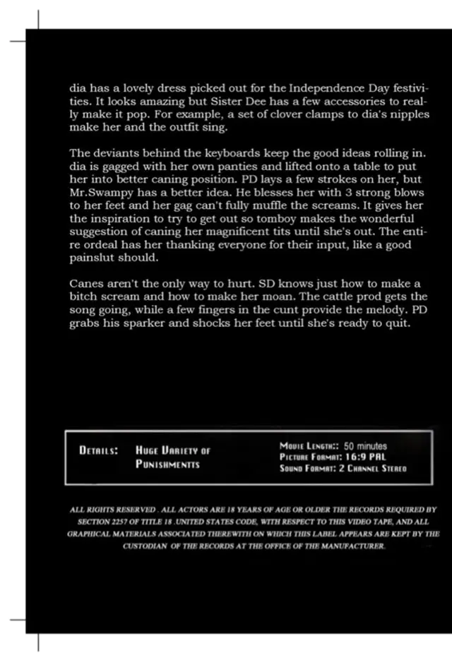 Fourth Of July Mindfuck | Insex | DVD(back cover)
