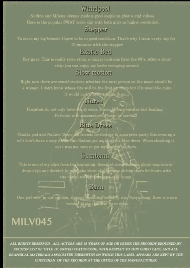Milena Velba - Whirpool | Unknown(back cover)