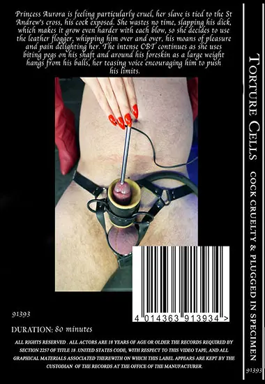 Torture Cells - Cock Cruelty andamp; Plugged In Specimen | Belrose | DVD(back cover)