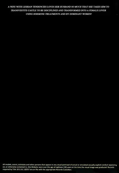 Transvestite Castle(Alpha Blue Archives)(back cover)