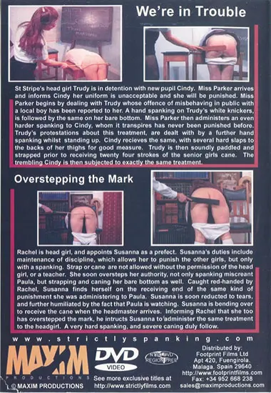 Weand#180;re in Trouble andamp; Overstepping The Mark | Unknown(back cover)