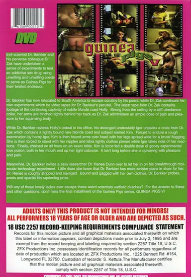 Guinea Pigs 5 | Unknown(back cover)