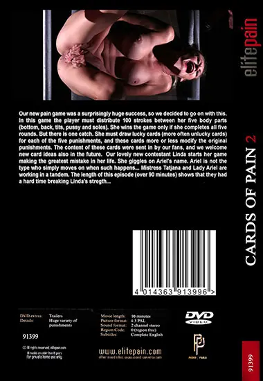 Elite Pain - Cards Of Pain 2 | Belrose | DVD(back cover)