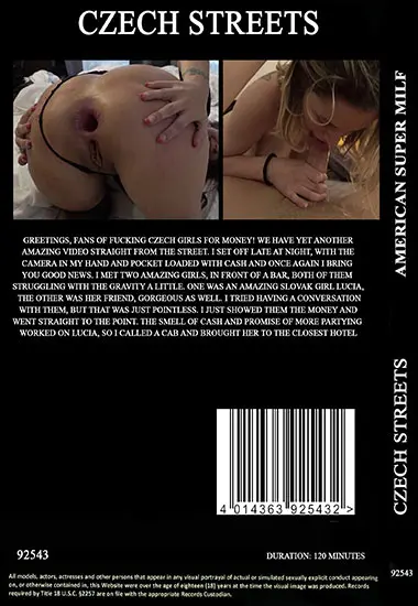 CZECH Streets - American Super Milf | CZECH(back cover)