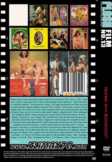 CLIMAX - Flesh Film No.13 | Belrose | DVD(back cover)