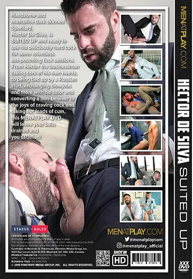 MEN AT PLAY - Hector Da Silva: Suited Up | STAXUS | DVD(back cover)